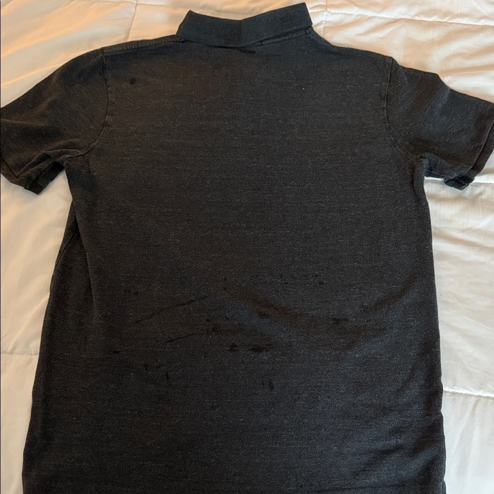 Ralph Lauren Men's Charcoal Polo Shirt - Picture 2 of 3